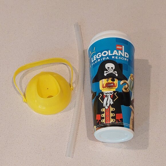 Legoland Whirley Drink Works Souvenir Cup with Straw & Handle - Picture 4 of 7